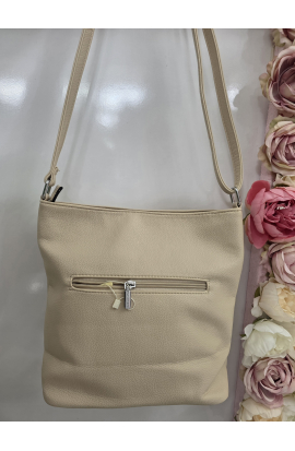 B&eacute;žov&aacute; crossbody kabelka Siliva Rosa