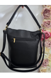 Čierna crossbody kabelka Grosso