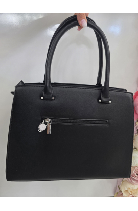 Čierna elegantn&aacute; kabelka do ruky Silvia