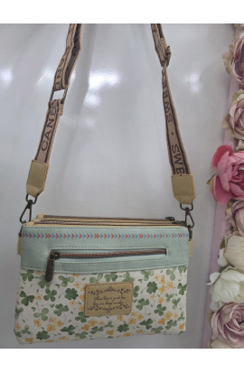 &Scaron;t&yacute;lov&aacute; farebn&aacute; crossbody kabelka Sweetland