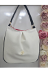 Bielo-čierna crossbody kabelka Grosso