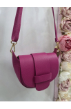 Štýlová béžová crossbody kabelka Vera Pelle