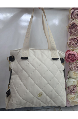 Béžová kabelka s crossbody ramienkom Grosso
