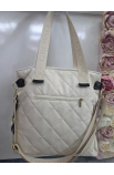 Béžová kabelka s crossbody ramienkom Grosso