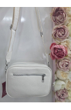 Biela crossbody kabelka Italy