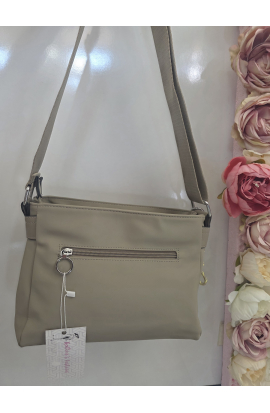 &Scaron;portov&aacute; siv&aacute; crossbody kabelka