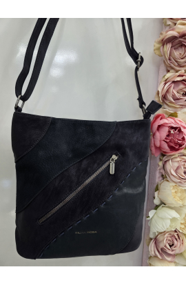 Modrá crossbody kabelka Silvia Rosa