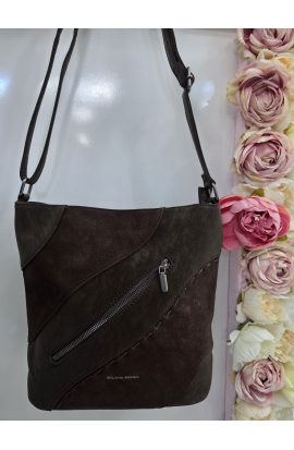 Elegantná metalická crossbody kabelka SilviaRosa