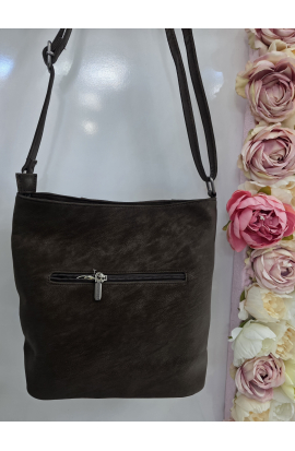 Elegantn&aacute; metalick&aacute; crossbody kabelka SilviaRosa
