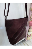 Elegantná čierna crossbody kabelka SilviaRosa