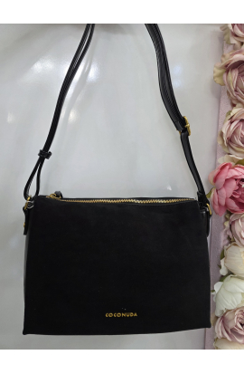 Crossbody čierna kabelka Coconut