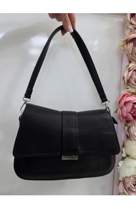 Menšia čierna crossbody kabelky Silvia Rosa