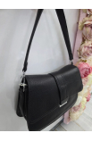 Menšia čierna crossbody kabelky Silvia Rosa