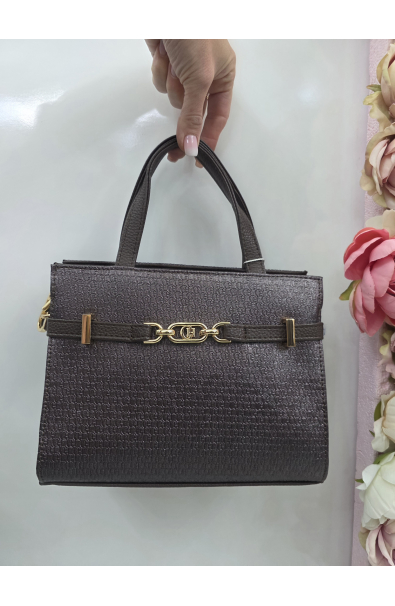 Hnedá štýlová malá crossbody kabelka Chiara