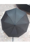 Dáždnik panský čierny poloautomat