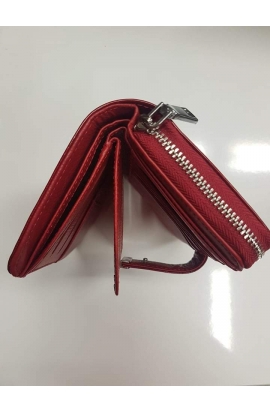 Kožená červená peňaženka Via55 