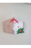 Vianočné Rúško-Maska bavlnené s gumičkou