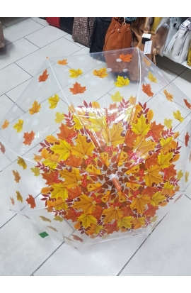 Dáždnik priesvitný jesenné lístie